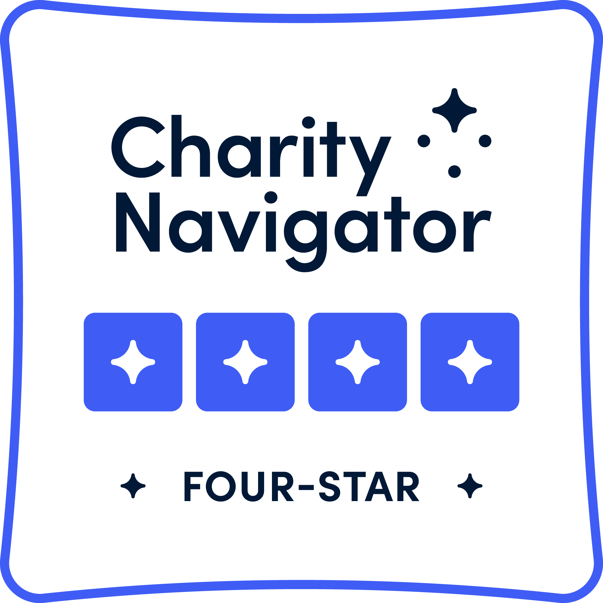 Four-Star Rating Badge – Full Color